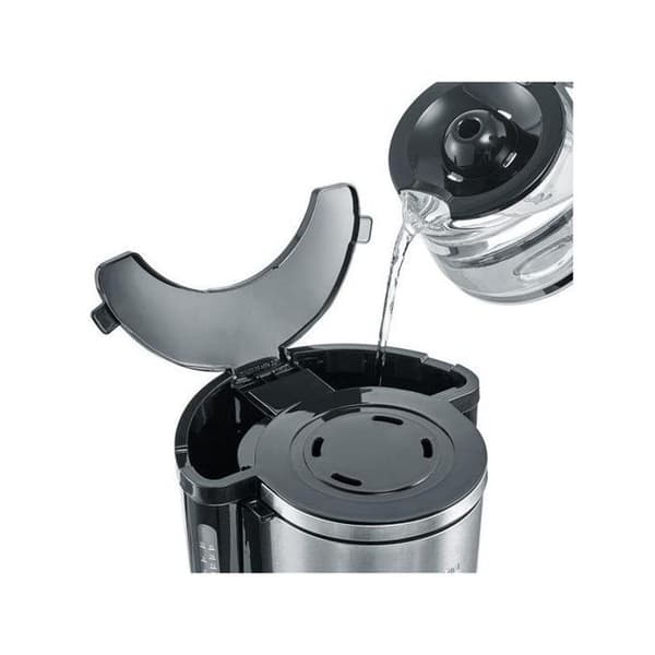 Programmerbar kaffebryggare 10 koppar 1,4L 1000W med aromväljare och LCD-skärm - SEVERIN