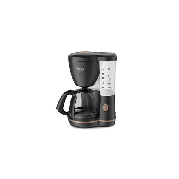 TEFAL Includeo filterkaffebryggare - 15 koppar - Automatisk avstängning - Svart