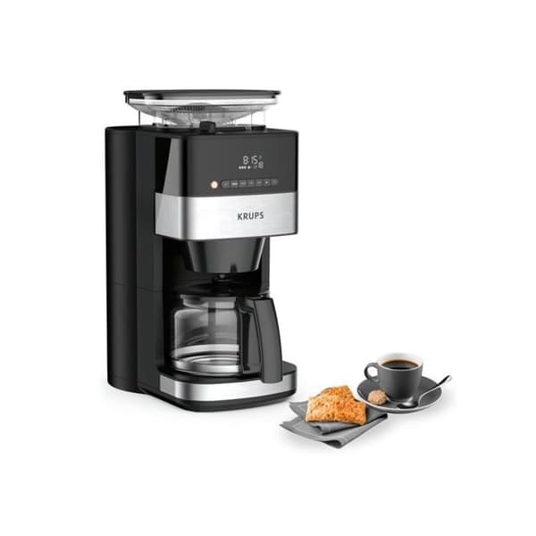 Filterkaffebryggare - Krups - KM832810 - 10 koppar - Programmerbar - Svart