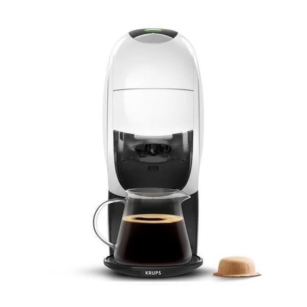 KRUPS NESCAFÉ Dolce Gusto kaffemaskin, komposterbara kapslar, Neo White KP850110