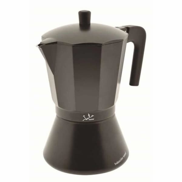 Italiensk kaffebryggare JATA CFI9 svart aluminium (9 koppar)
