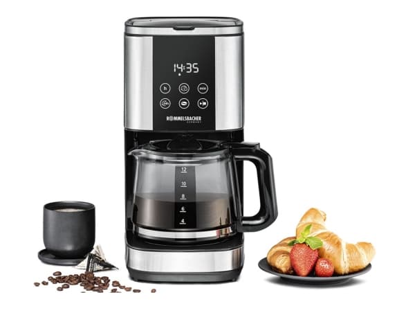 Rommelsbacher FKM 1000, Kaffebrygger (drypp), 1,5 l, Malt kaffe, 1000 W, Sort, Rustfritt stål