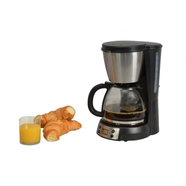 KÖKSKOCK KSMD250T kaffebryggare - 15 koppar - Rostfritt stål/Svart