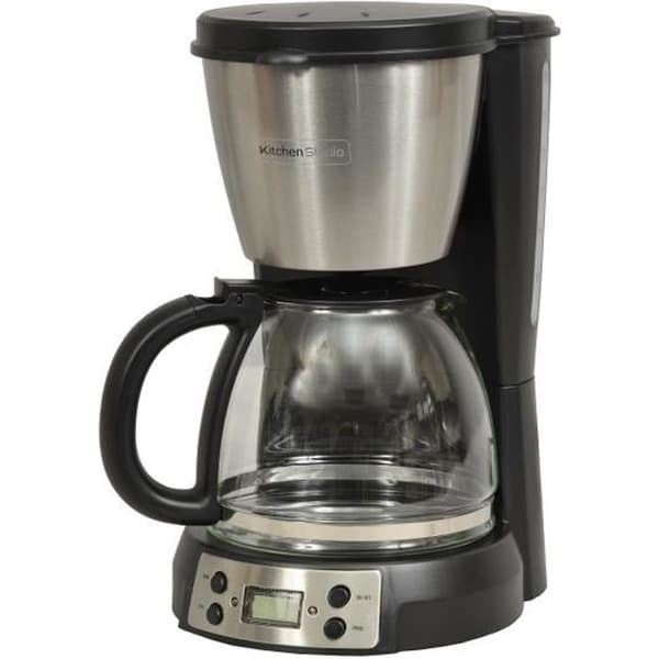 KÖKSKOCK KSMD250T kaffebryggare - 15 koppar - Rostfritt stål/Svart