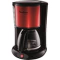 Miniatyrbild 1 av 5: MOULINEX Subito Filter kaffebryggare Röd, 1,25L, 10-15 koppar, Vridbar filterhållare FG360D11