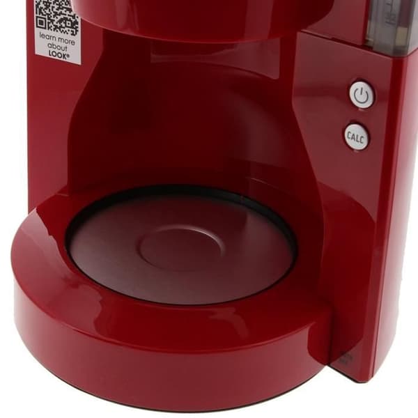 MELITTA Look IV Selection filterkaffebryggare - Röd - 15 koppar - 1000W