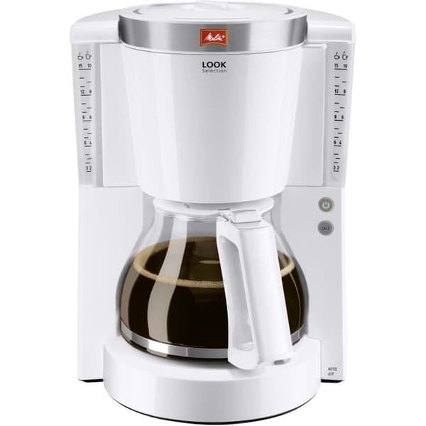 MELITTA Kaffebryggare Look IV Selection 1011-03 Vit/borstad stål