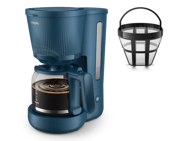 Philips HD7411/70, Kaffebrygger (drypp), 1,38 l, Malt kaffe, 1080 W, Blå