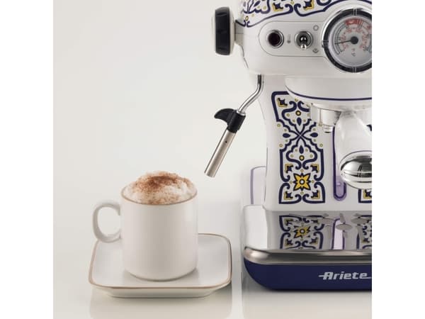 Ariete 1389/1C, Espressomaskin, 0,9 l, Kaffe pute, Malt kaffe, 850 W, Blå, Flerfarget