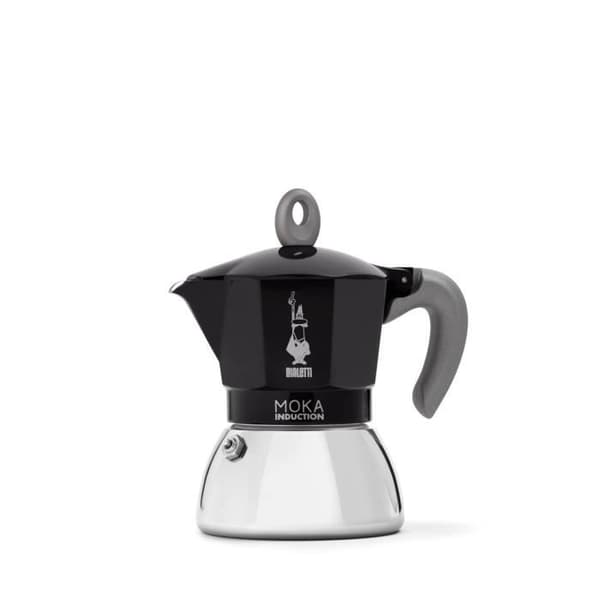 BIALETTI Induktion kaffebryggare Moka 4 koppar svart ny version
