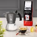 Miniatyrbild 2 av 5: Italiensk kaffebryggare BIALETTI - BRIKKA - Induktion 4 koppar