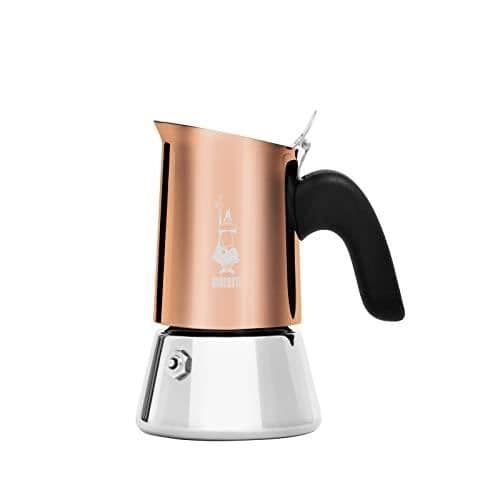 BIALETTI Venus Bronze 2-kopps kaffebryggare - Anti-skållningshandtag - Mocka
