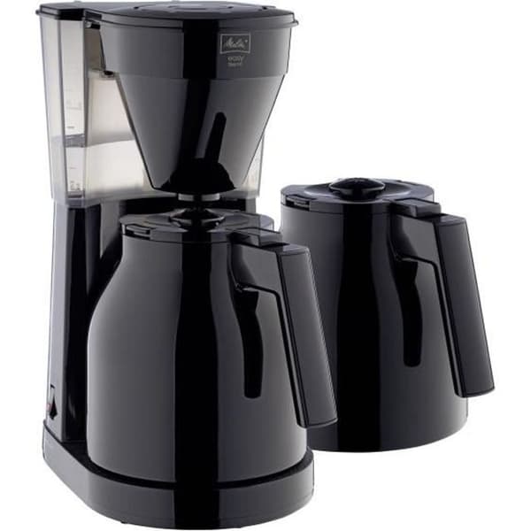 MELITTA Easy Therm II filterkaffebryggare - 1050 W - 2:a kanna - Svart