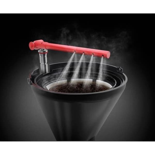 RUSSELL HOBBS 22620-56 filterkaffebryggare - 1,25L - Frostad och glansig konsistens - Svart