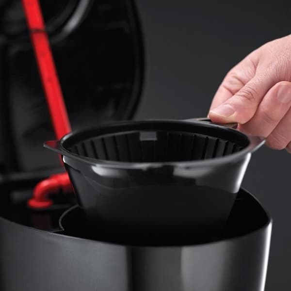 RUSSELL HOBBS 22620-56 filterkaffebryggare - 1,25L - Frostad och glansig konsistens - Svart