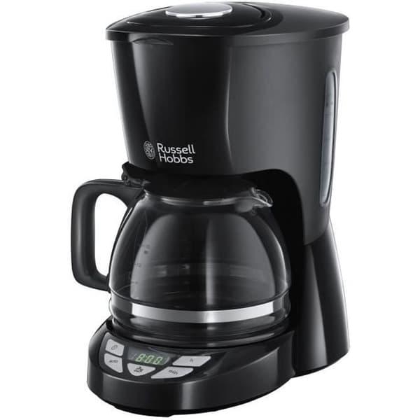 RUSSELL HOBBS 22620-56 filterkaffebryggare - 1,25L - Frostad och glansig konsistens - Svart