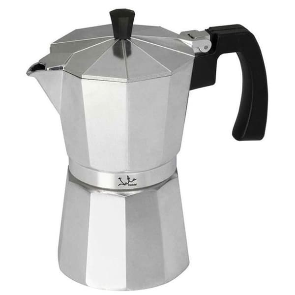 JATA CCA9 ITALIENSK KAFFEMASKIN, 9 KOPPAR, ROSTFRITT STÅL