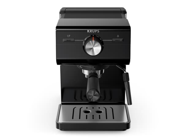 Krups Authentic XP381810, Espressomaskin, 2 l, Malt kaffe, Sort