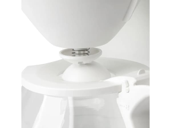 JATA JECA1752, Droppande kaffebryggare, Malat kaffe, 650 W, Vit