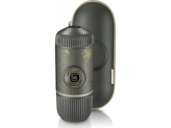 Ekspres ciśnieniowy Wacaco Halvautomatisk malt kaffemaskin med etui WACACO NANOPRESSO DARK SOULS Grå