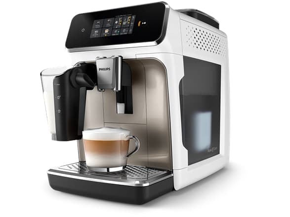 Philips Series 2300 EP2333 - Automatisk kaffemaskin med cappuccinatore - 15 bar - hvit/krom