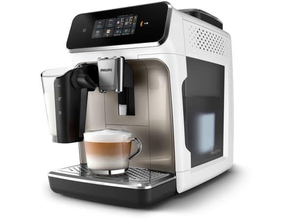 Philips Series 2300 EP2333 - Automatisk kaffemaskin med cappuccinatore - 15 bar - hvit/krom