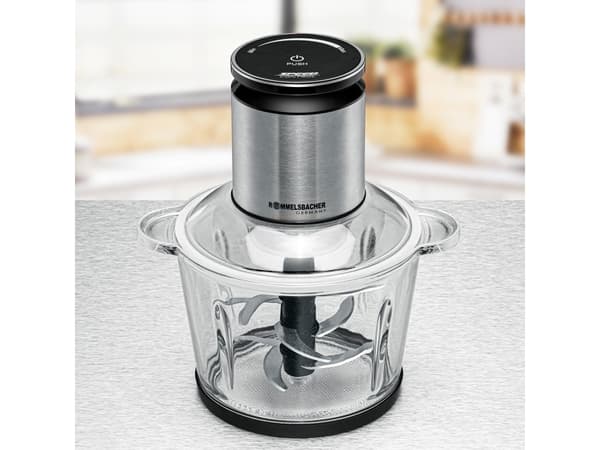 Rommelsbacher MZ 800, 2,7 L, Musta, Ruostumaton teräs, Lasi, Ruostumaton teräs, Ruostumaton teräs, Napit musta, Ruostumaton teräs