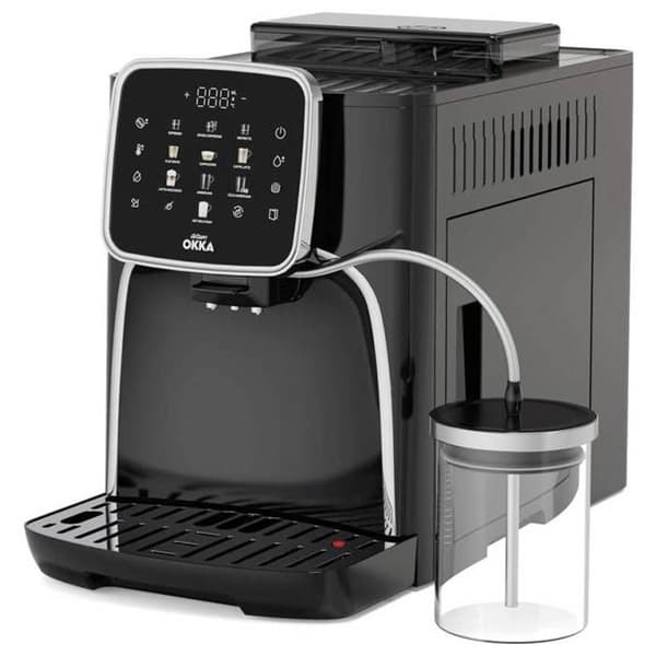 arzum OK0028-0500 Krom kaffebryggare med mjölkbehållare