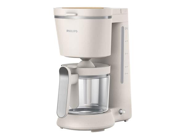 Philips Eco Conscious Edition HD5120/00 Suodatinkahvinkeitin, 1,2 litraa, Suodatinkahvinkeitin, 1,2 L, Jauhettu kahvi, 1000 W, Valkoinen