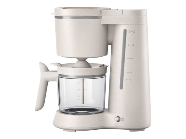 Philips Eco Conscious Edition HD5120/00 Suodatinkahvinkeitin, 1,2 litraa, Suodatinkahvinkeitin, 1,2 L, Jauhettu kahvi, 1000 W, Valkoinen