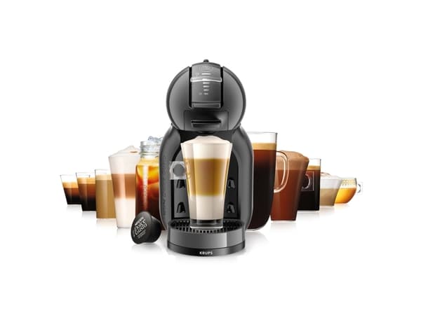 Krups Mini Me KP123810, Kahvikapselikone, 0,8 L, Kahvikapseli, 1500 W, Musta