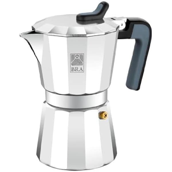 Kaffebryggare - BH - Deluxe - 6 koppar - Aluminium - Gasspis kompatibel