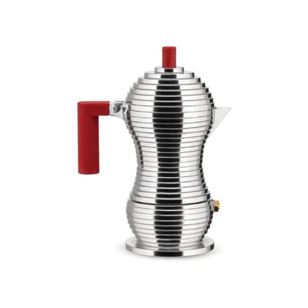 ALESSI Pulcina Induktionskaffekanna Röd