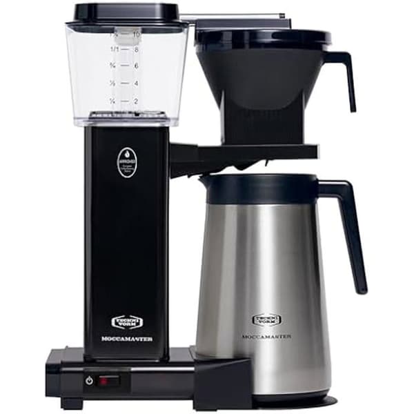 Kaffebryggare - MOCCAMASTER - KBGT - 1.25L - Termos - Filter - Svart