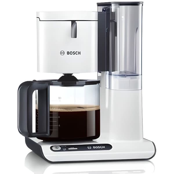 BOSCH TKA 8011 Styline filterkaffebryggare - 10 koppar - Vit/antracit