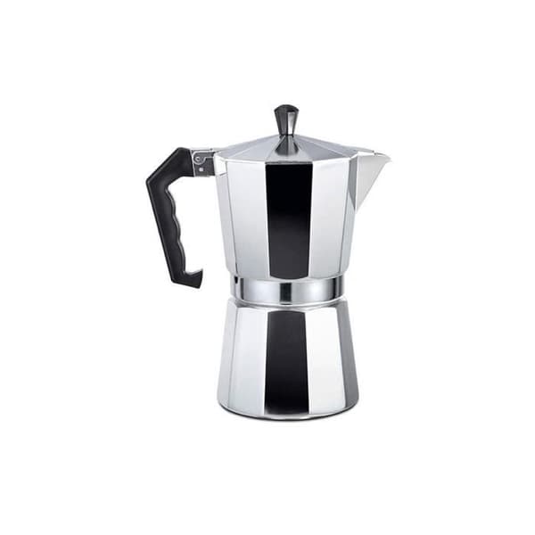Kaffebryggare - EDM - Aluminium - 6 koppar - Kompatibel med alla typer av kök - Chrome Multicolor