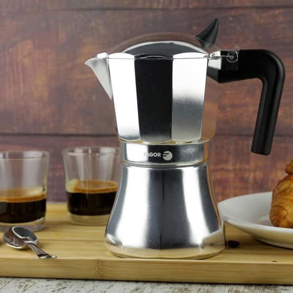 Expresso kaffebryggare - FAGOR - Cupy - Aluminium - 9 koppar - Induktionskompatibel