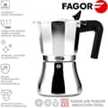 Miniatyrbild 1 av 6: Expresso kaffebryggare - FAGOR - Cupy - Aluminium - 9 koppar - Induktionskompatibel
