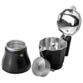 Miniatyrbild 6 av 6: Italiensk Aluminium Espresso Kaffekanna, 9 Koppar Kaffe, Keramisk, Gas FAGOR Tiramisú Svart 00420