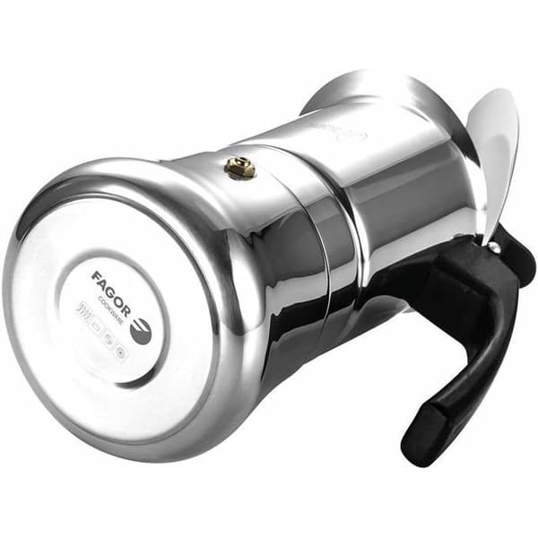 Expresso kaffebryggare - FAGOR - Etnica - Rostfritt stål - 4 koppar - Induktionskompatibel