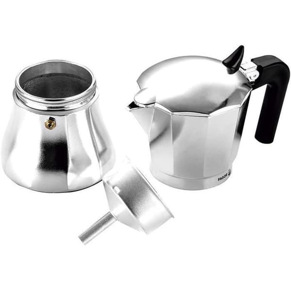 Expresso kaffebryggare - FAGOR - Cupy - Aluminium - 6 koppar - Induktionskompatibel