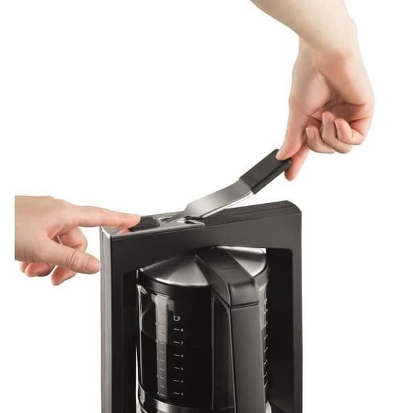 KRUPS - Tryckkaffebryggare - 12 koppar - 850W - 1 L tank - svart - T8