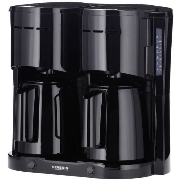 Kaffekanna - Severin - KA 9315 - Svart - 16 koppar - Avtagbart filter
