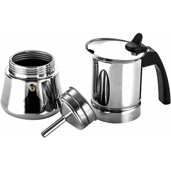Expresso kaffebryggare - FAGOR - Etnica - Rostfritt stål - 6 koppar - Induktionskompatibel