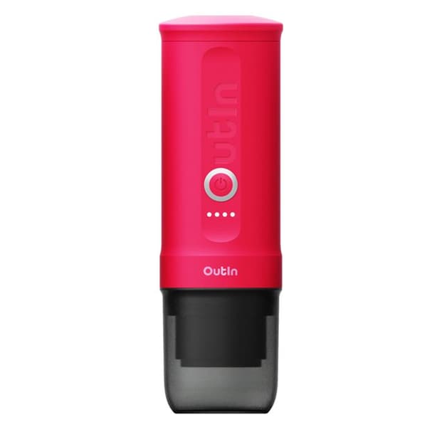 Portabel kaffebryggare - Outin - Nano - 7500 mAh - 20 bar - Röd