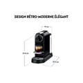 Miniatyrbild 6 av 6: Kaffemaskin - De'Longhi - Nespresso CitiZ EN 167.B - 19 bar - Svart - Kompatible kapsler
