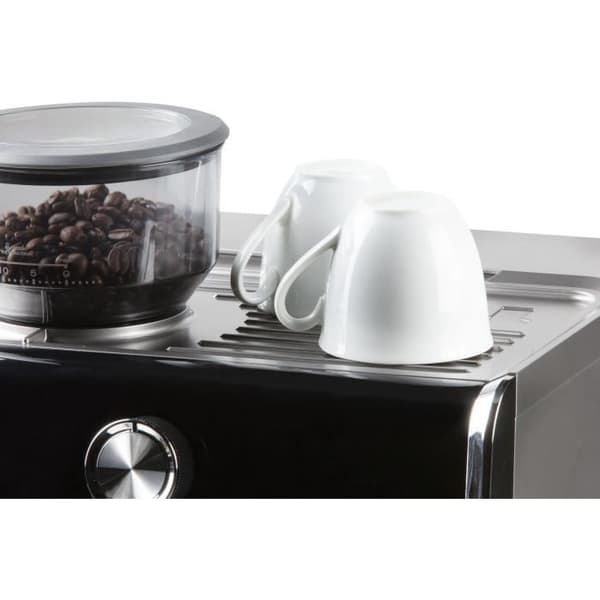 Semiprofessionell espressomaskin med kvarn - DOMO - DO720K - 1500 W - 15 bar - 1 eller 2 koppar - 30 inställningar