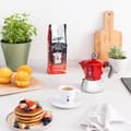 Miniatyrbild 5 av 6: BIALETTI Italiensk Mocka induktion kaffebryggare 4 koppar - Röd