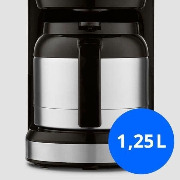 Digitalt isolerat filter kaffebryggare - MEDION - 900W - 1,2L - Silver