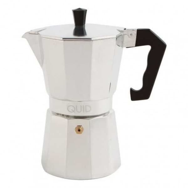 Italiensk kaffebryggare - Quid - Cesena - Aluminium - Tryckkokare - 2 års garanti
